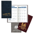 Monthly Planner w/ Executive Crush Vinyl Cover (1 Color Insert)